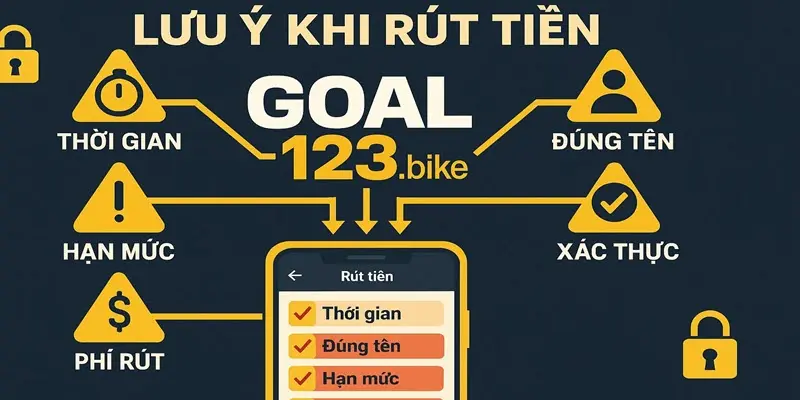 Lưu ý khi rút tiền